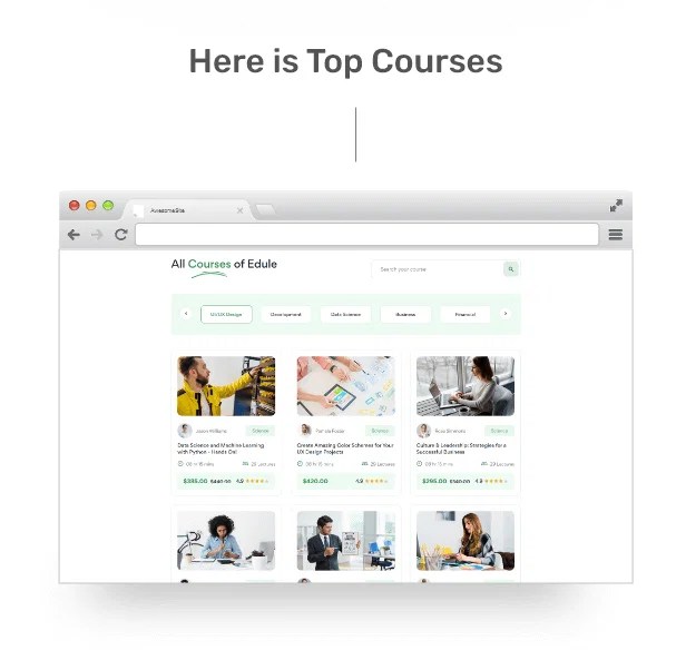 e-Learning website HTML template