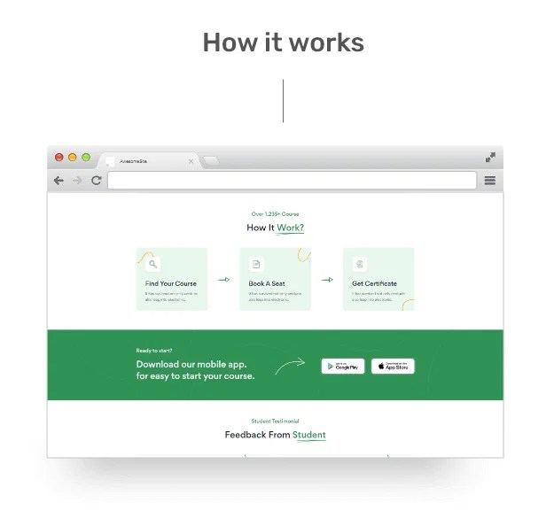 e-Learning website HTML template