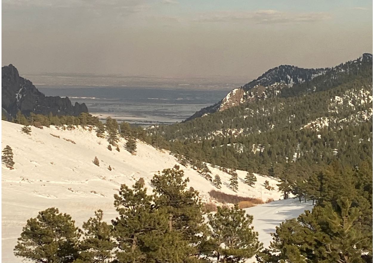 Snowy Flatirons Boulder valley | htownnative