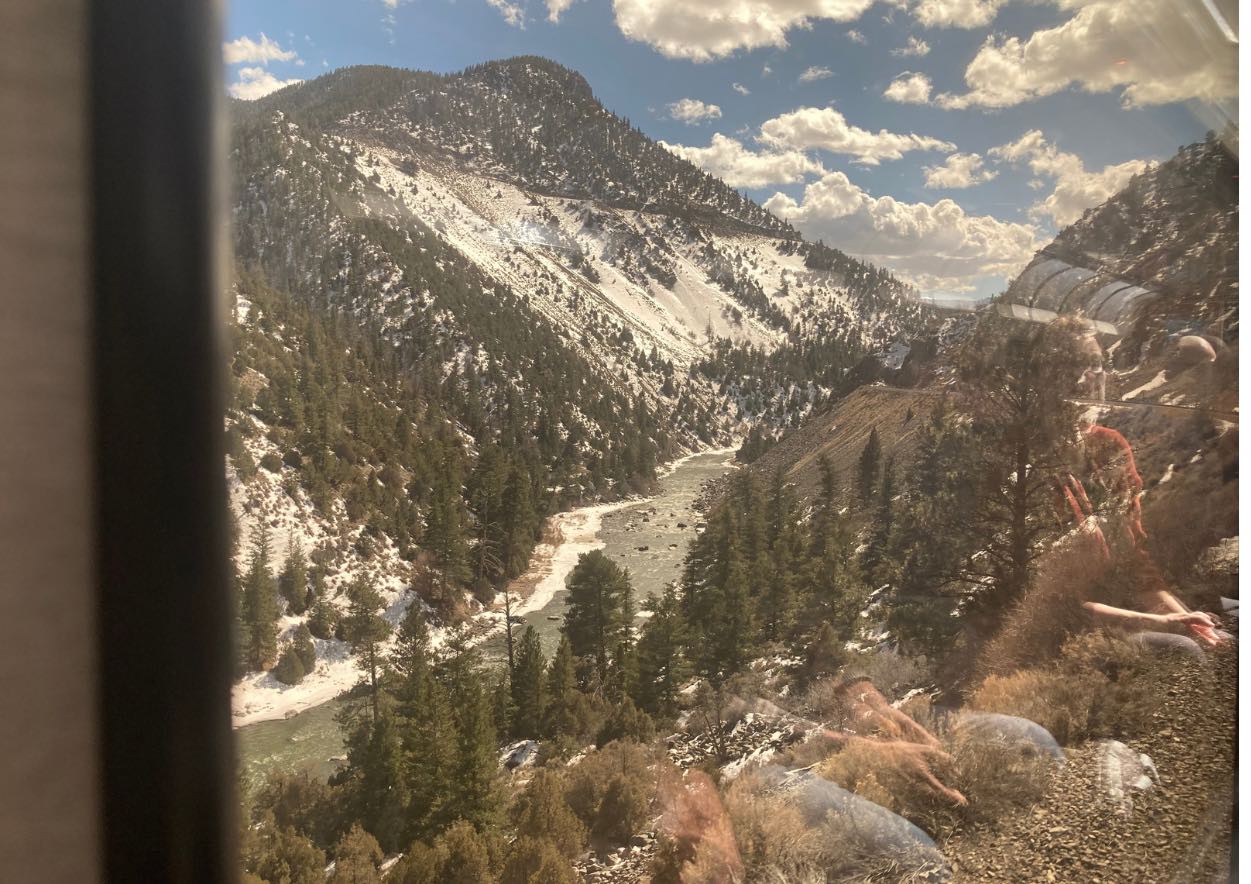 Snowy mountain river canyon | htownnative
