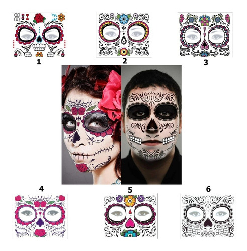 Catrina tatuagem com mascara rino Facebook