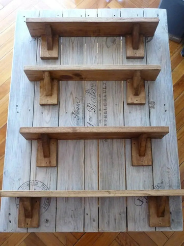 Repisa Estante De Madera Diseno Original Mercado Libre