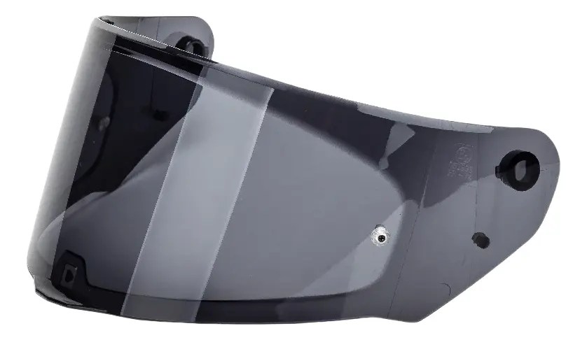 Mica LS2 negra vista desde otro ángulo para comparar su forma