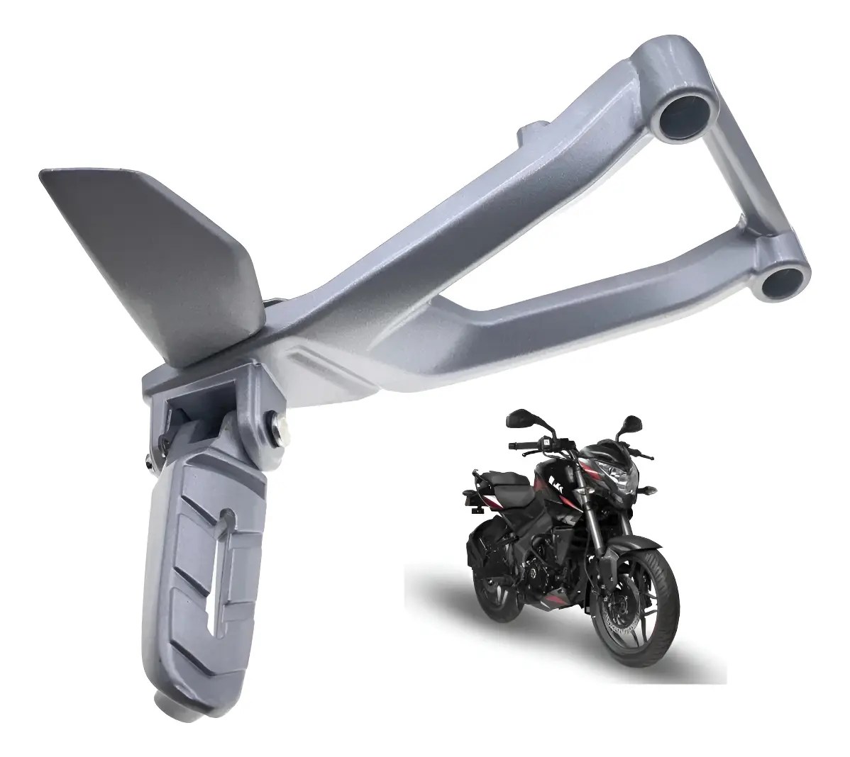 Posapié trasero derecho completo para Bajaj Pulsar NS200