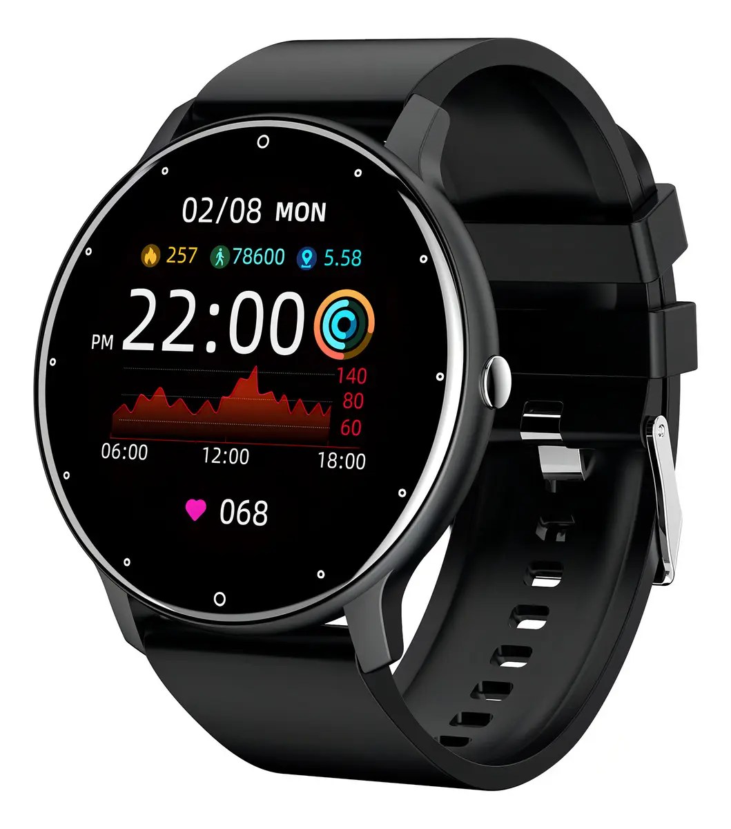 Smartwatch Relógio Inteligente Haiz My Watch I Fit Tela 1.3″ ZL02 Preto