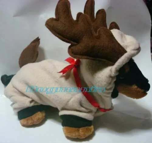 Disfraz Reno Con Cuernos Talla 1 Perro Navidad Mercado Libre