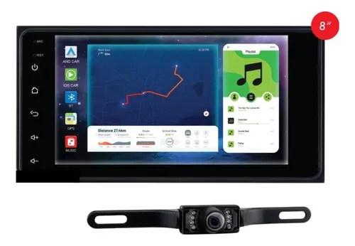 Autoestéreo toyota yaris 2017 pantalla táctil 8 and- ios