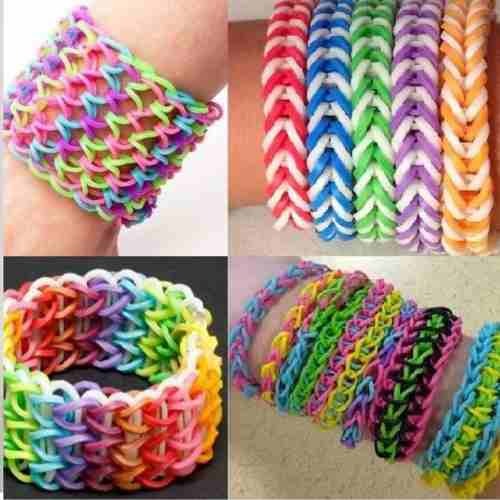 Maleta Pulseiras Tear 3.000 Elasticos Cores Sortidas
