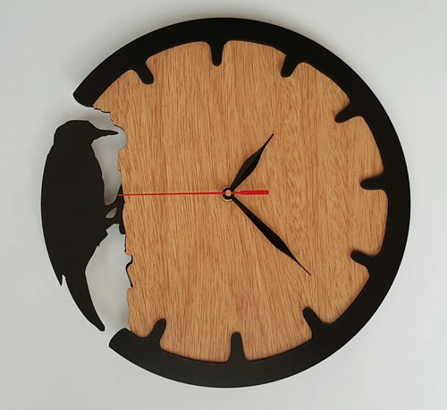 Reloj De Pared En Madera Calada Varios Disenos Mercado Libre
