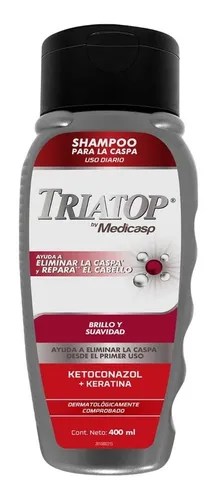 Triatop shampoo reparación con ketoconazol y keratina 400ml