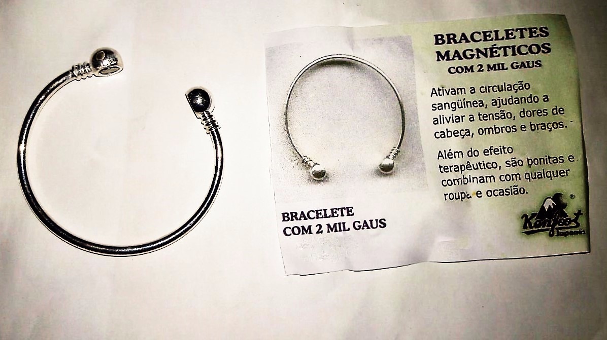 Bracelete A Pulseira Do Equilíbrio Magnético Da Kenfoot