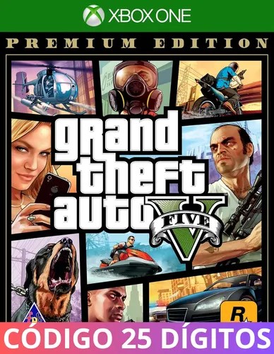 Grand Theft Auto V Gta 5 Premium Xbox One C Digo D NQ NP 726379 072025 O.webp
