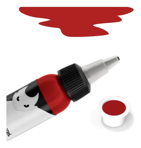 Tinta Tattoo Electric Ink 30Ml Vermelho Bombeiro | Parcelamento Sem Juros 500_x_479_jpg