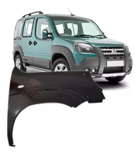 Paralama Dianteiro Direito Fiat Doblo 2010 2018 Original Parcelamento Sem Juros