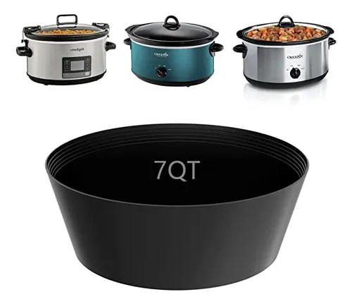 Culinary cove forro de olla de coccion lenta de 7 cuartos (n