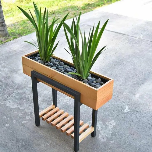 Macetero Jardin Diseno Industrial En Hierro Envio Gratis Mercado Libre