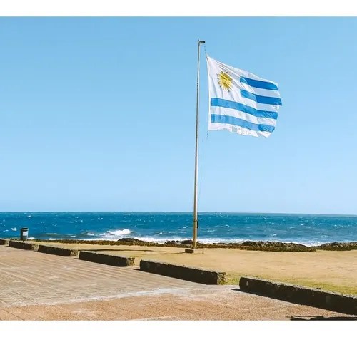 Bandera Uruguay Pabellon Nacional 90 X 150 Cm Mediana En Venta En Bandera Uruguay Pabellon Nacional 90 X 150 Cm Mediana En Venta En