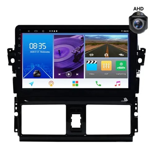 Autoestéreo carplay android p/toyota vios yaris 13-15 2+32g