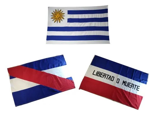 Banderas Nacionales Los 3 Pabellones Patrios De Uruguay Pabellones Banderas Nacionales Los 3 Pabellones Patrios De Uruguay Pabellones