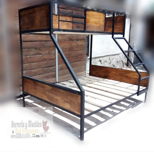 Cuchetas En Diseno Hierro Y Madera Maciza Mercado Libre