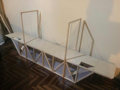 Puente Barco Maqueta 2 15m X 0 90cm De Madera Mercado Libre