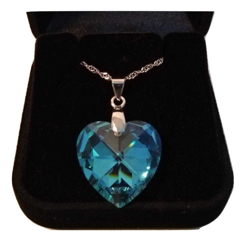 Namorados Colar Coracao Cristal Swarovski 2 0cm Com Caixa Mercadolivre