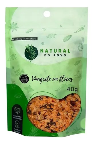 Vinagrete em flocos para os melhores pratos saboroso