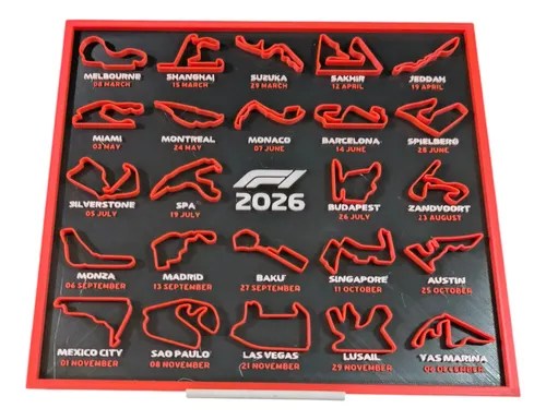 Calendario De Los Circuitos De 2026 De La Formula 1 En 3d Cat3dstudio D NQ NP 986051 072025 O.webp