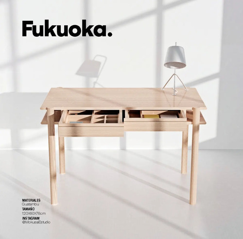 Escritorio Con Cajones Organizadores De Madera Diseno Mercado Libre