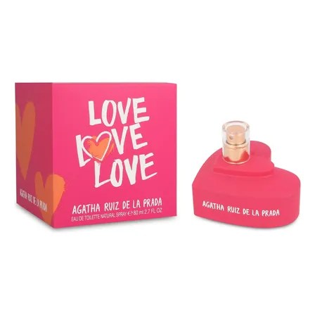 Love Love Love 80ml Edt Spray – Dama