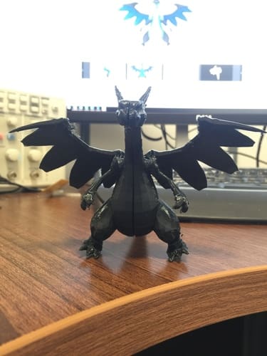 mega charizard is both a dragon type and a 3d print hypertext