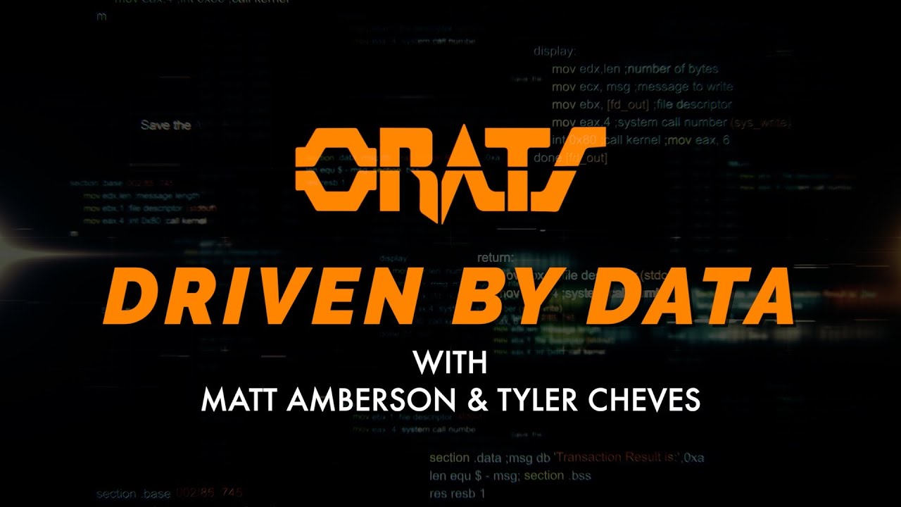 ORATS: Driven by Data