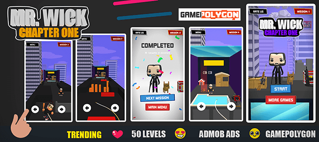 One Bullet | Hypercasual game source code