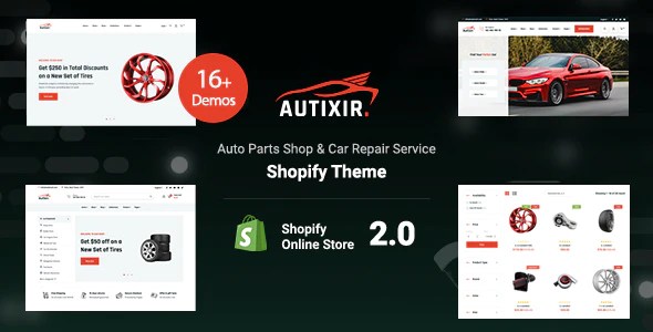 Autixir - Auto Parts Shop Shopify Theme OS 2.0