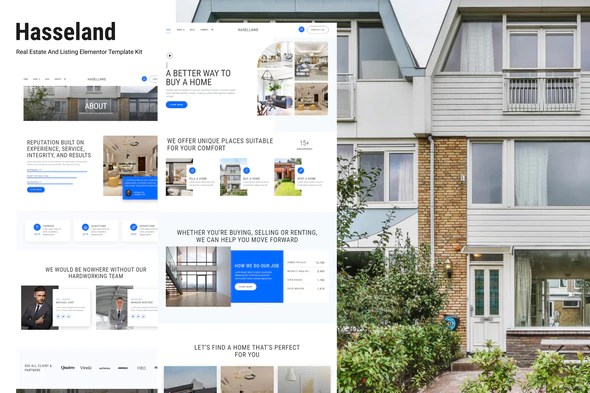 Hasseland - Real Estate Listing Elementor Template Kit