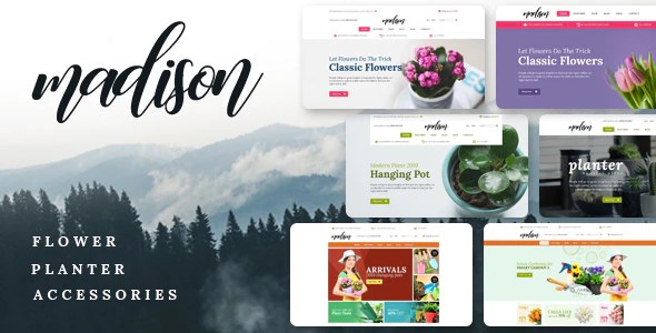 Madison - Flower, Plant, Natural Shopify 2.0 Theme