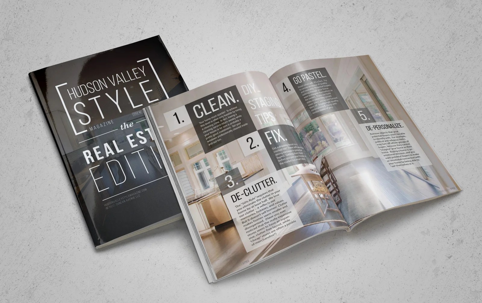 Inaugural Issue of Hudson Valley Style Magazine: The Real Estate Edition
