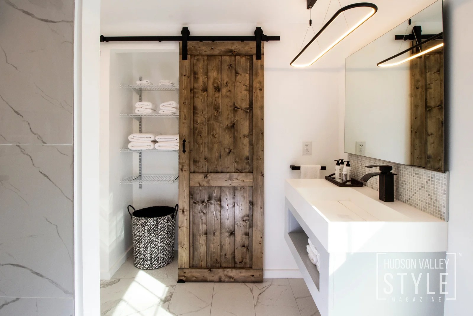 Modern Rustic Luxury in Cornwall on Hudson, NY - Interior Design project by Duncan Avenue Design Studio