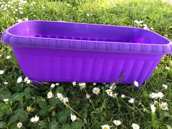 Jardinera Morada 45X20X15 cm