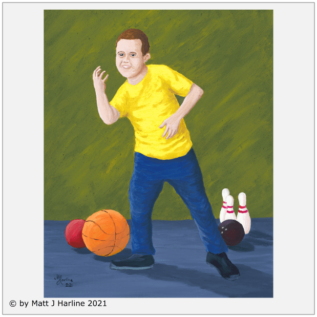 Acrylic-DownsSyndromeBoy