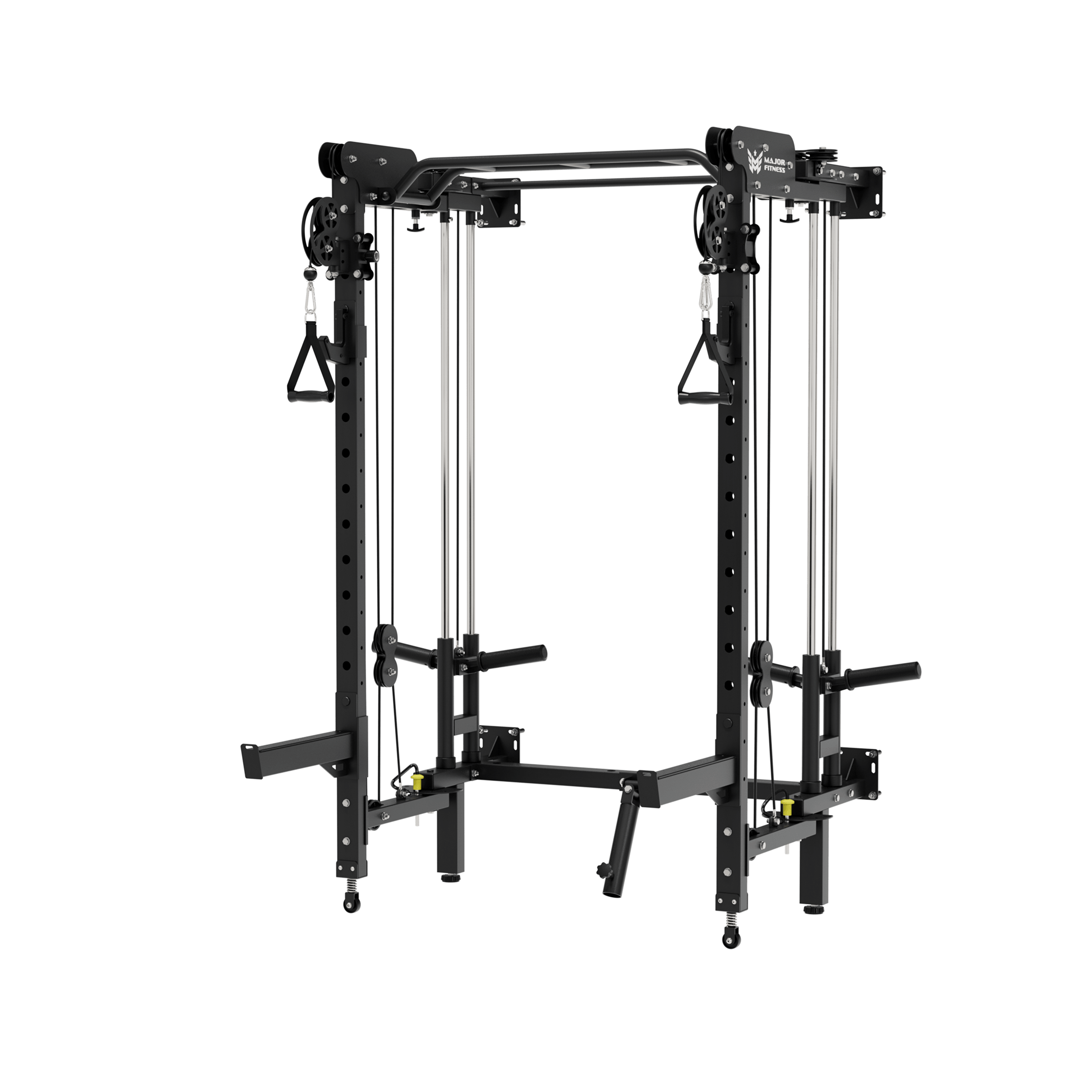 Major Fitness Lightning F35 All-In-One Folding Wall-Mount Power Rack with Smith Machine, Cable System, and Pull-Up Bar, Brand New Sealed