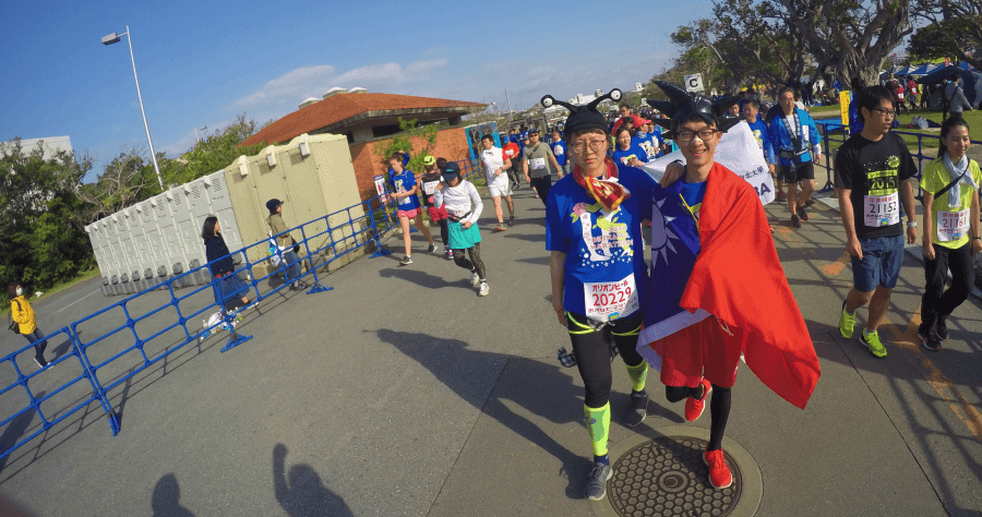 【沖繩馬拉松】6 天 5 夜全記錄，沖繩馬拉松悟空也參加！？台灣馬拉松輸很大！