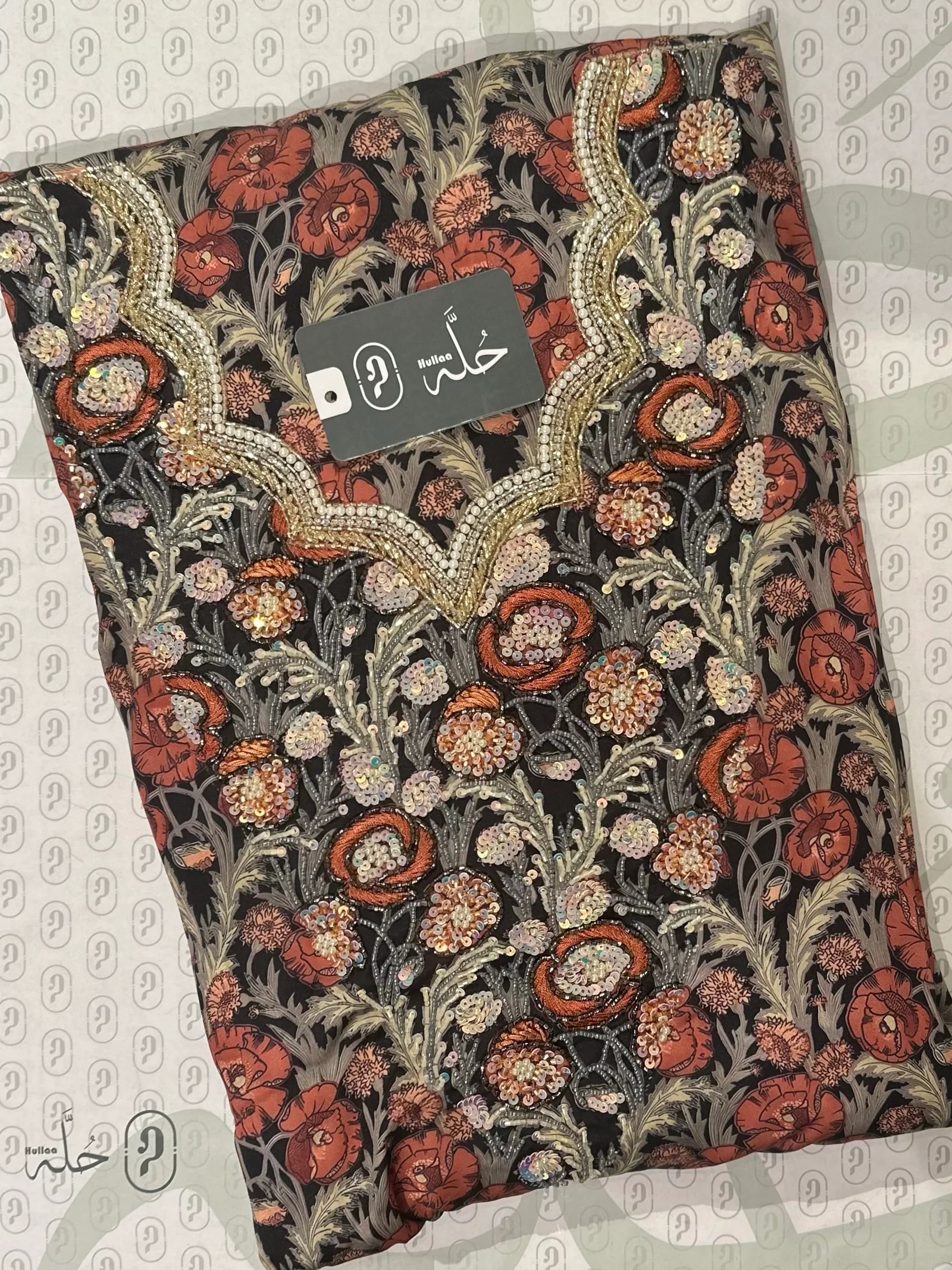 حرير طباعة خرز-W