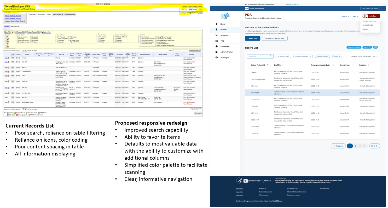 Samples of wireframing solutions