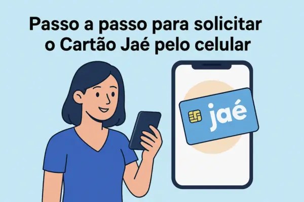 Solicite o cartão Jaé pelo celular