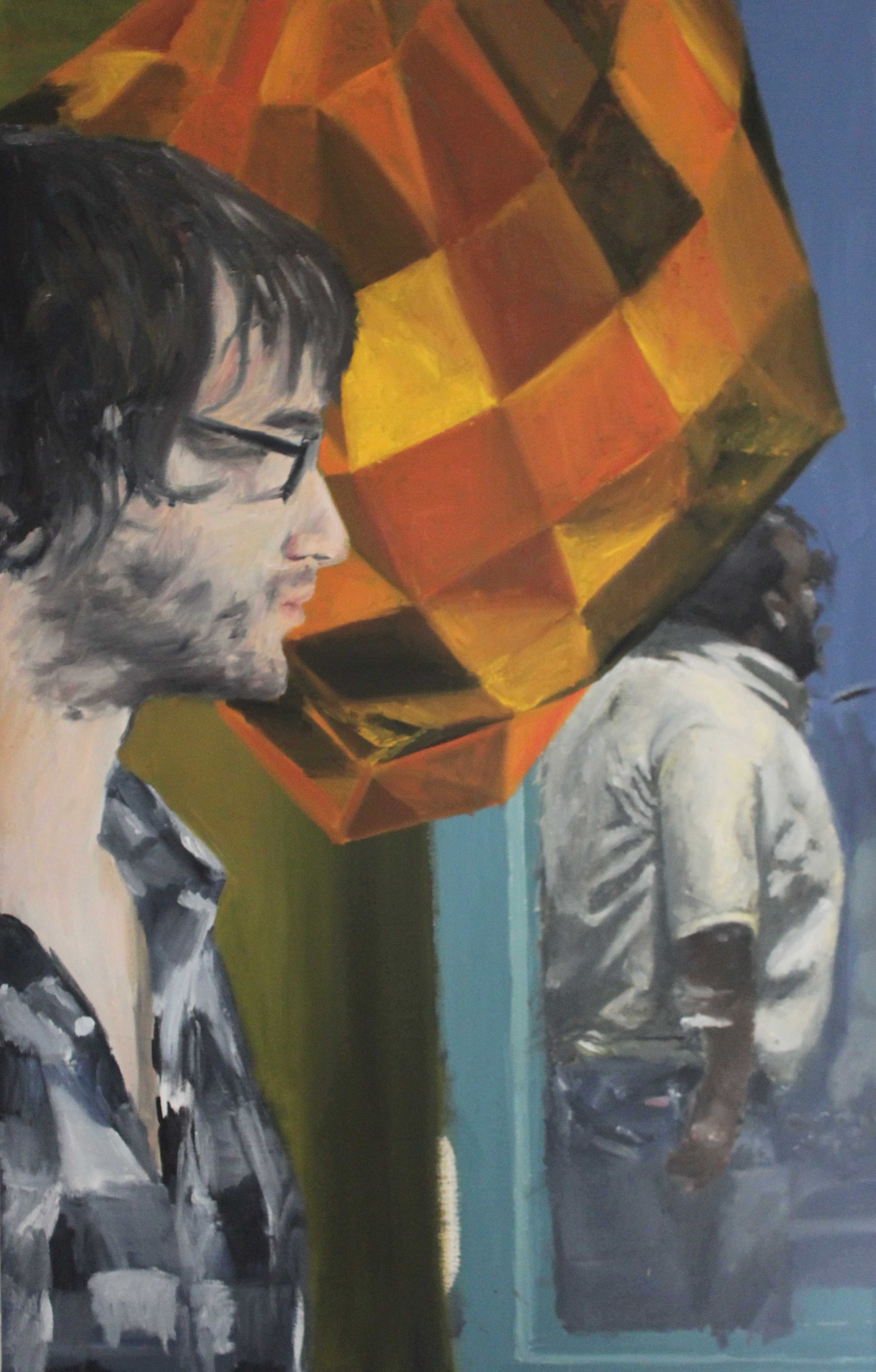 Fusiform Gyrus, 2013, Oil on Canvas 40"x26"