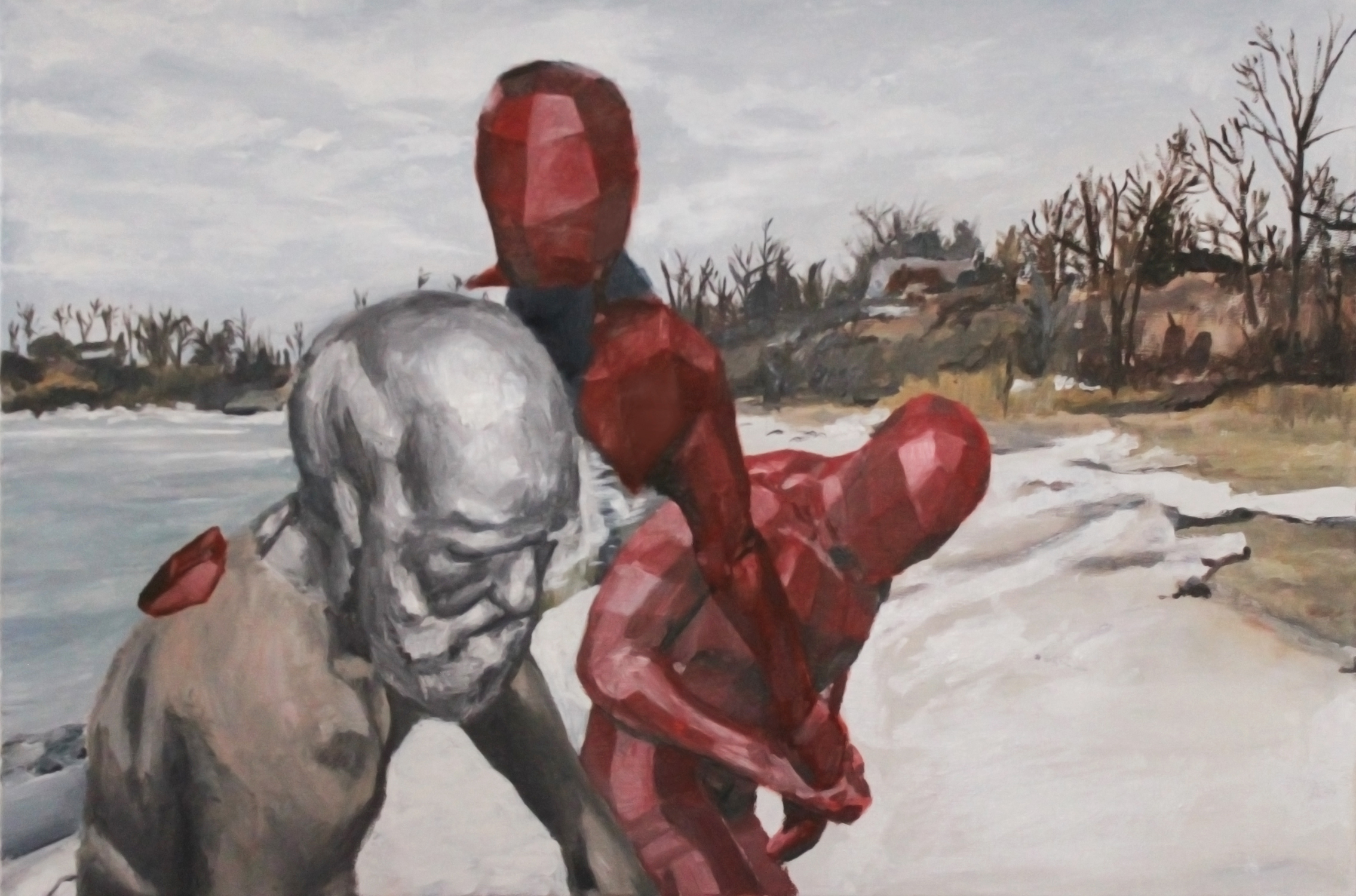 Salience, 2013, Oil on canvas, 42" x 28"