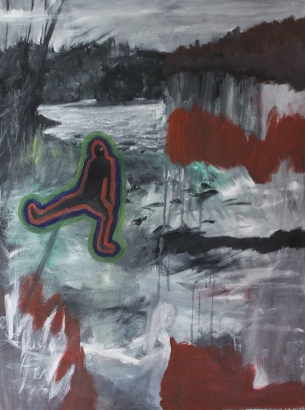 Spectres, 2014, oil on canvas, 23.5" x 31.5"