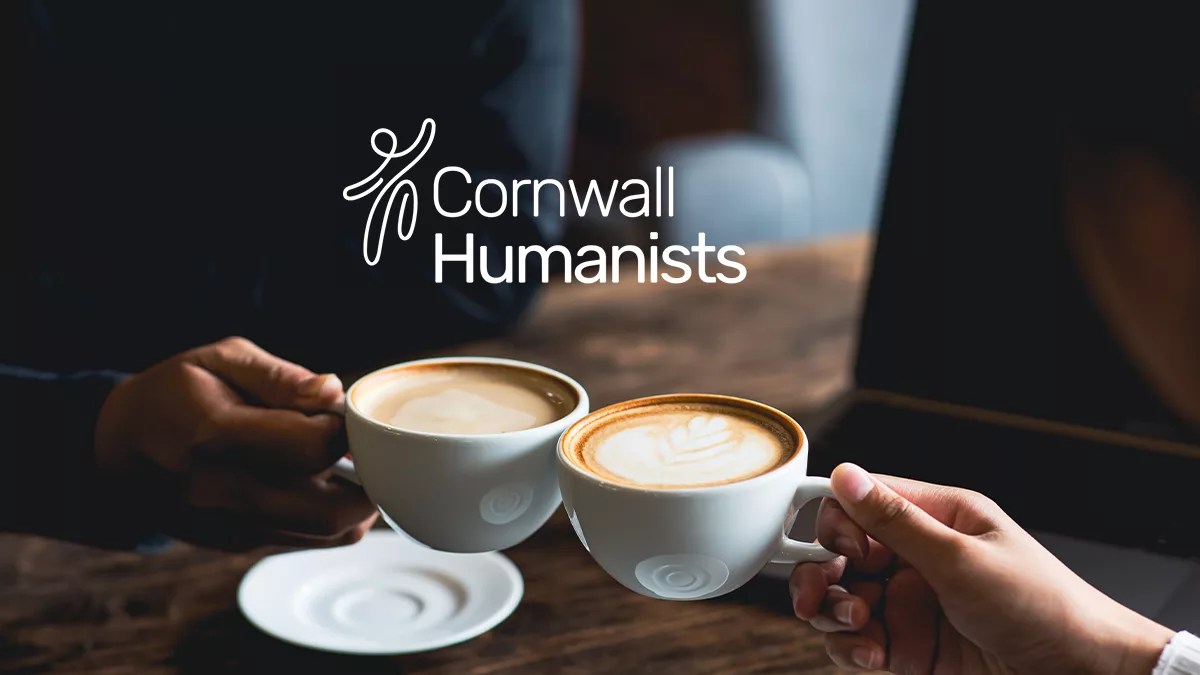 Happy Human logo and 'Cornwall Humanists'