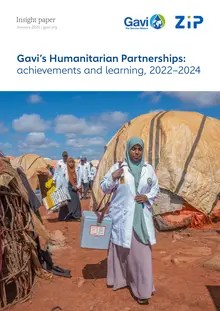 Thumbnail: Gavi's Humanitarian Partnerships: Achievements and Learning, 2022-2024